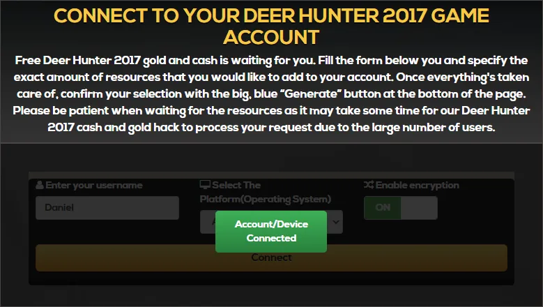 Deer Hunter 2017 Hack Tool