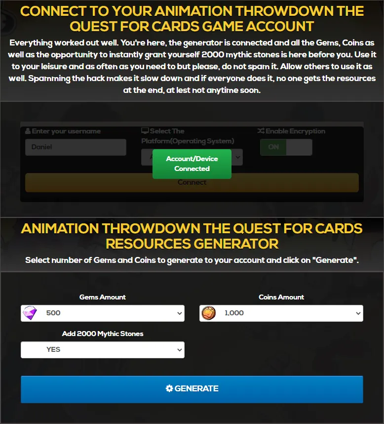 Animation-Throwdown-The-Quest-for-Cards-Generator-Online