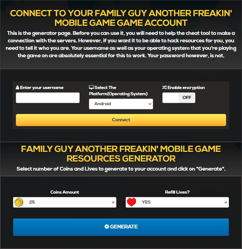 Family-Guy-Another-Freakin-Mobile-Game-Online-Hack-For-Android-and-iOS