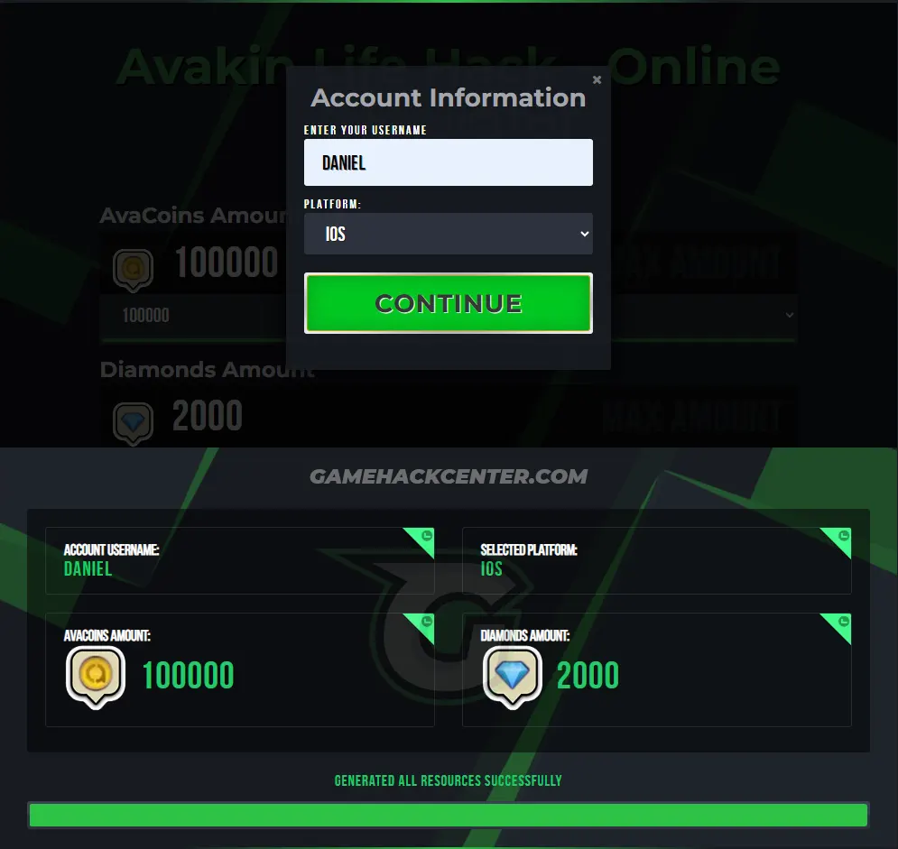 Avakin-Life-Hack-Online-Resource-Generator