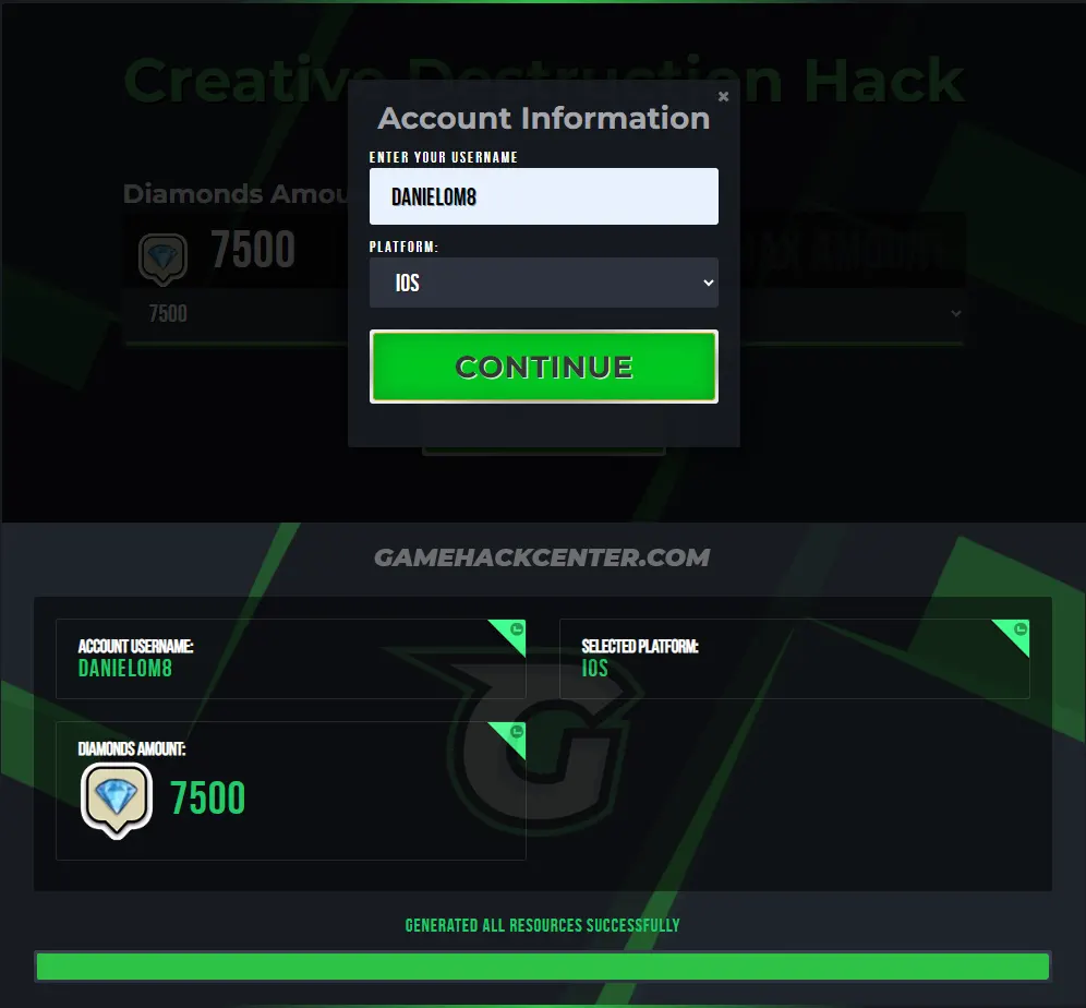 Creative-Destruction-Hack-Online-Resource-Generator