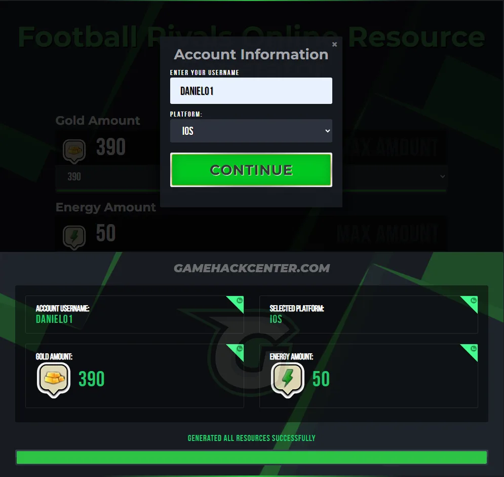 Football-Rivals-Hack-Online-Resource-Generator