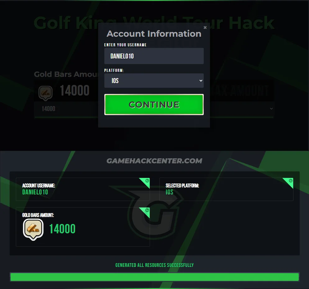 Golf-King-World-Tour-Hack-Online-Resource-Generator