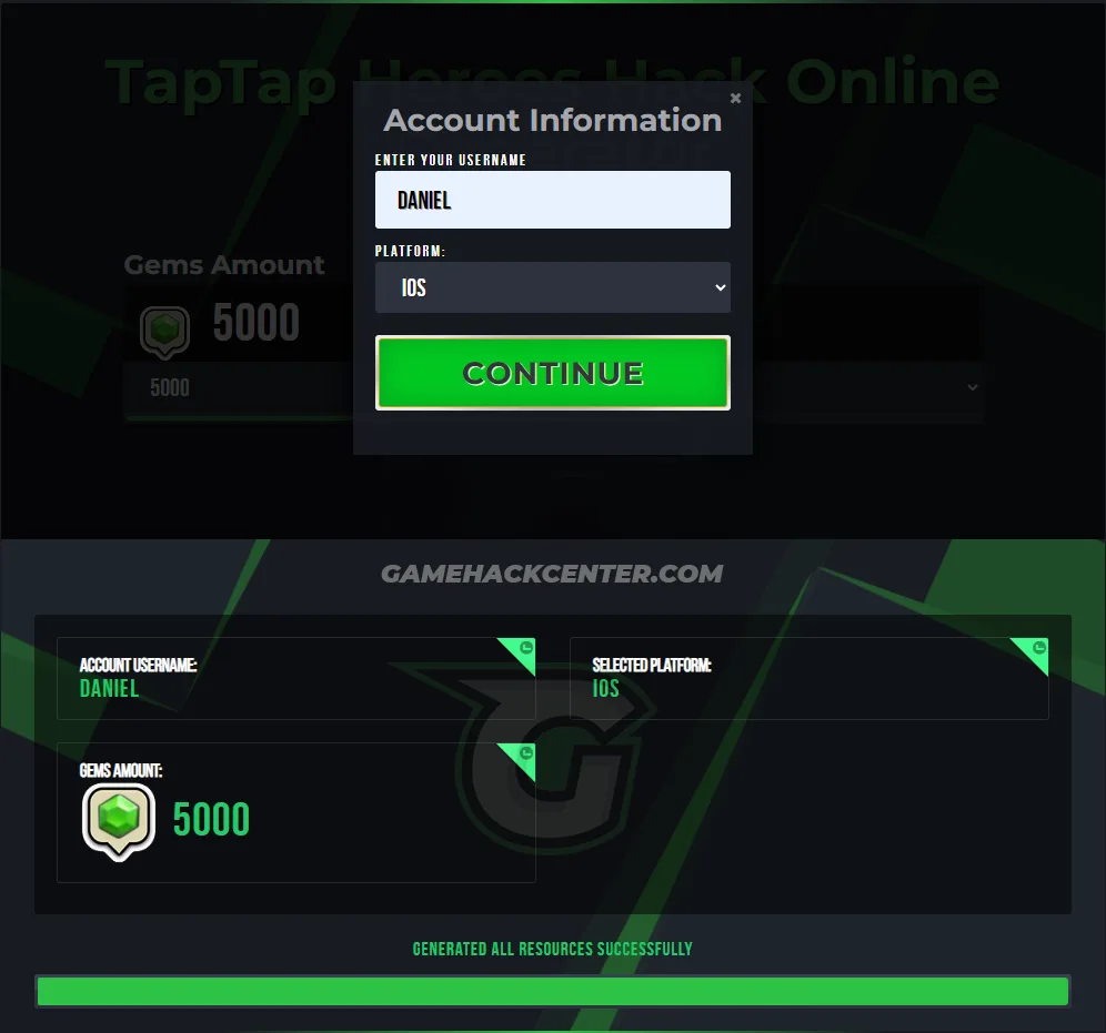 TapTap-Heroes-Hack-Online-Resource-Generator