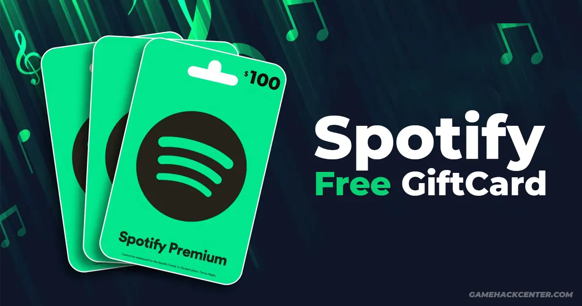 Free Spotify gift card codes cover
